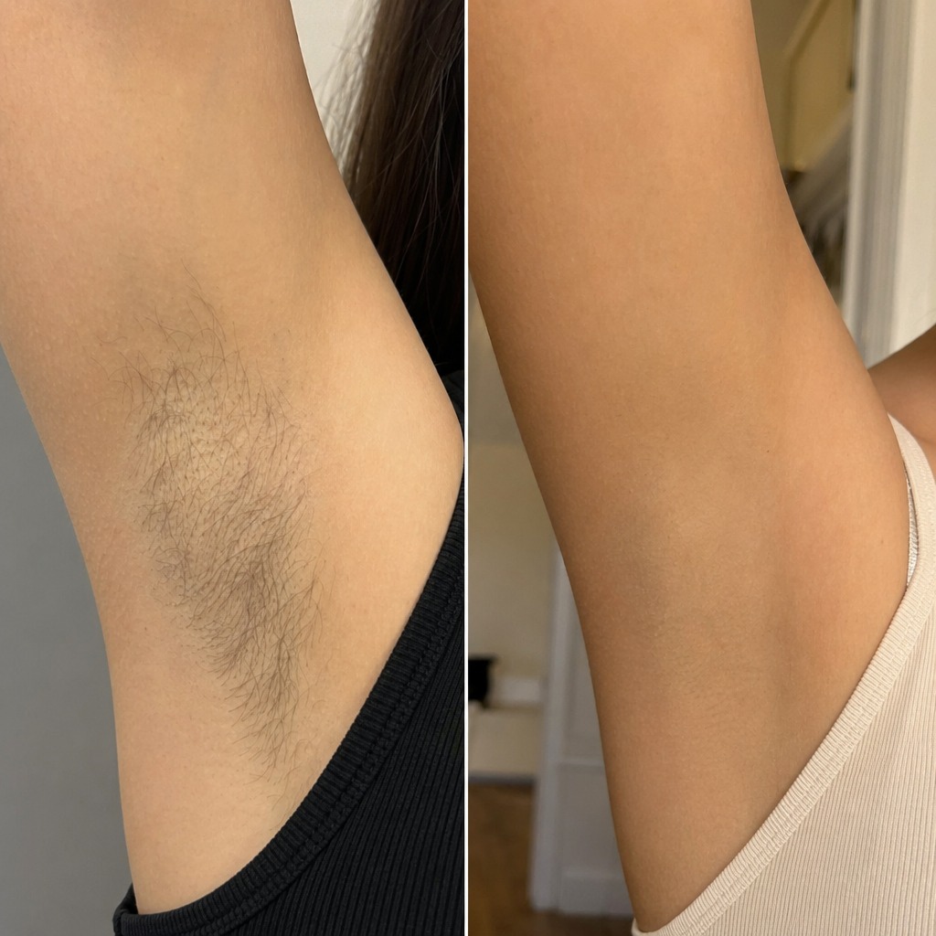 Epilare definitiva cu laser before and after - rezultat 19 — SenzoFit Iași
