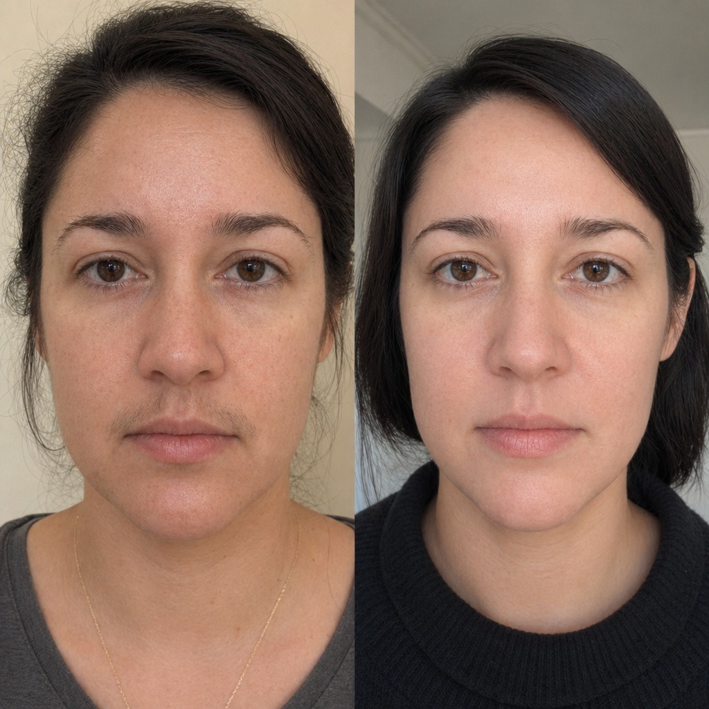 Epilare definitiva cu laser before and after - rezultat 27 — SenzoFit Iași
