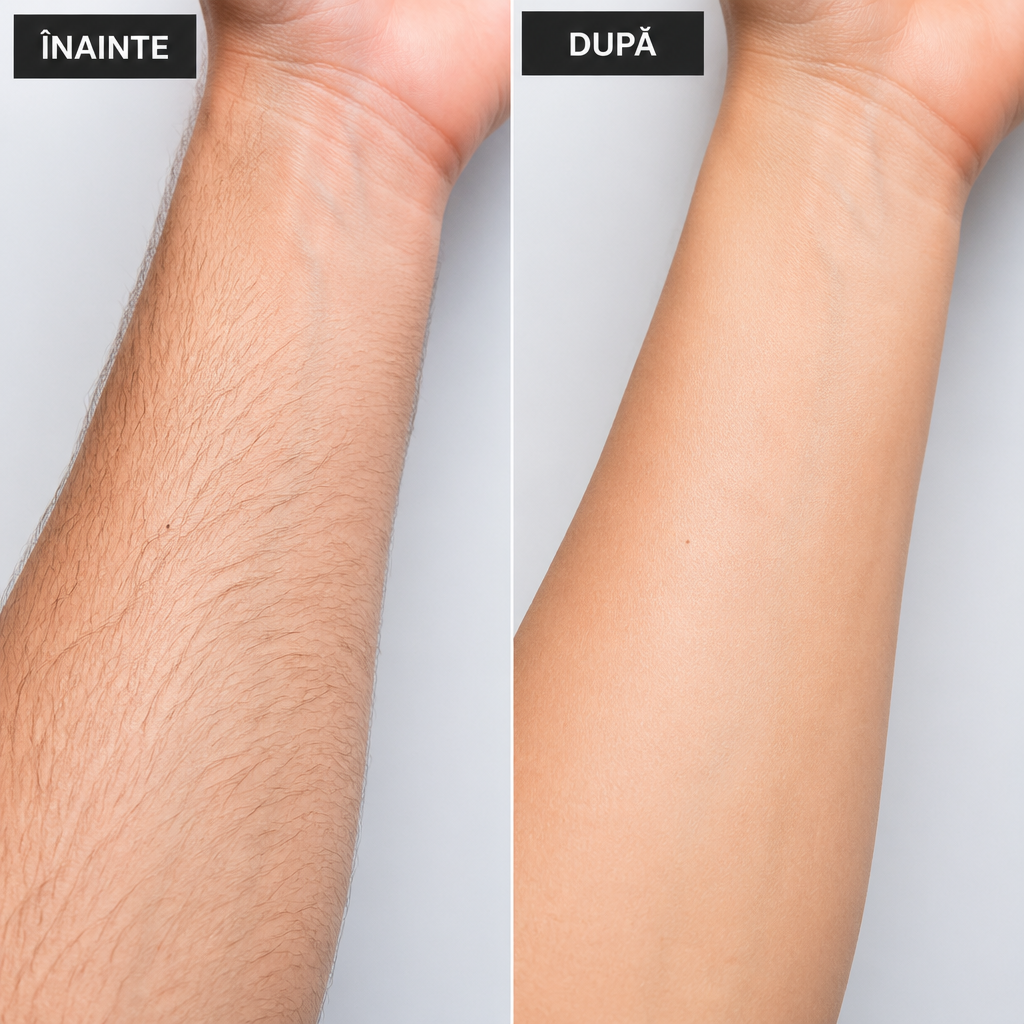 Epilare definitiva cu laser before and after - rezultat 3 — SenzoFit Iași