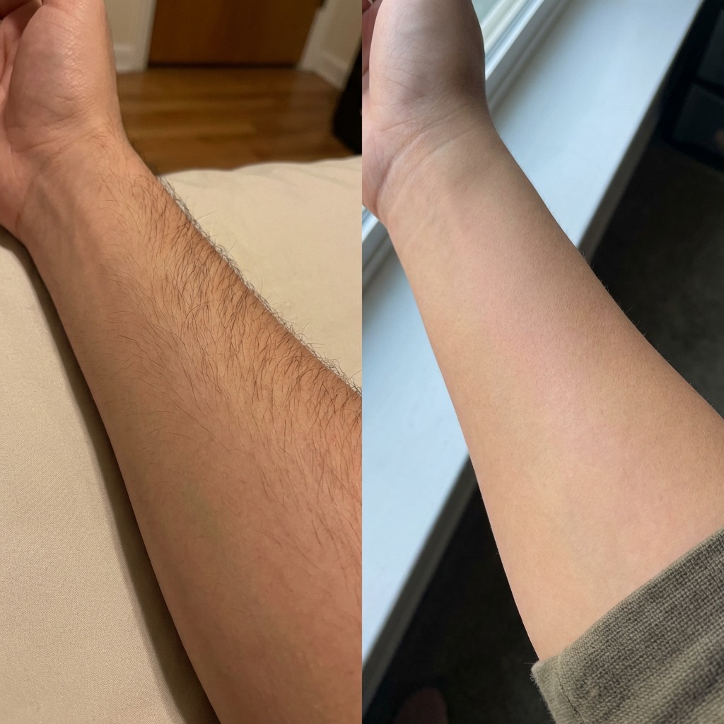 Epilare definitiva cu laser before and after - rezultat 33 — SenzoFit Iași