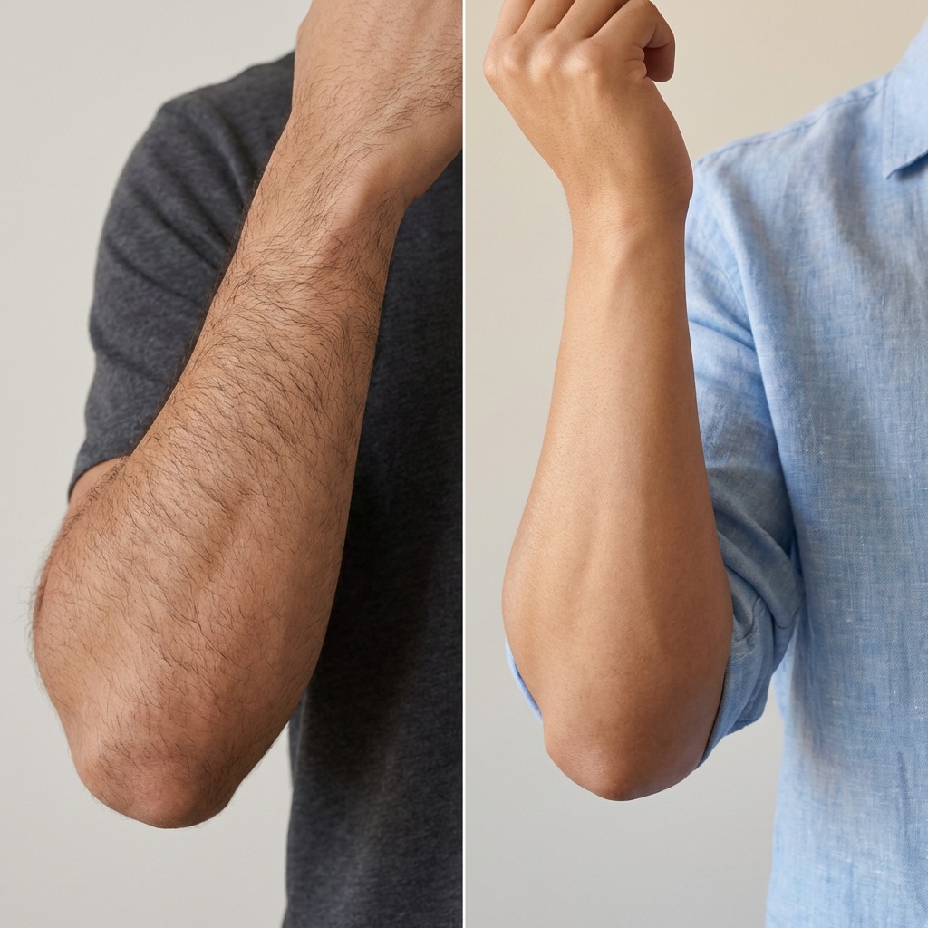 Epilare definitiva cu laser before and after - rezultat 34 — SenzoFit Iași
