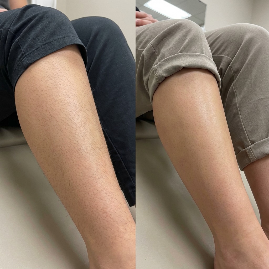 Epilare definitiva cu laser before and after - rezultat 35 — SenzoFit Iași