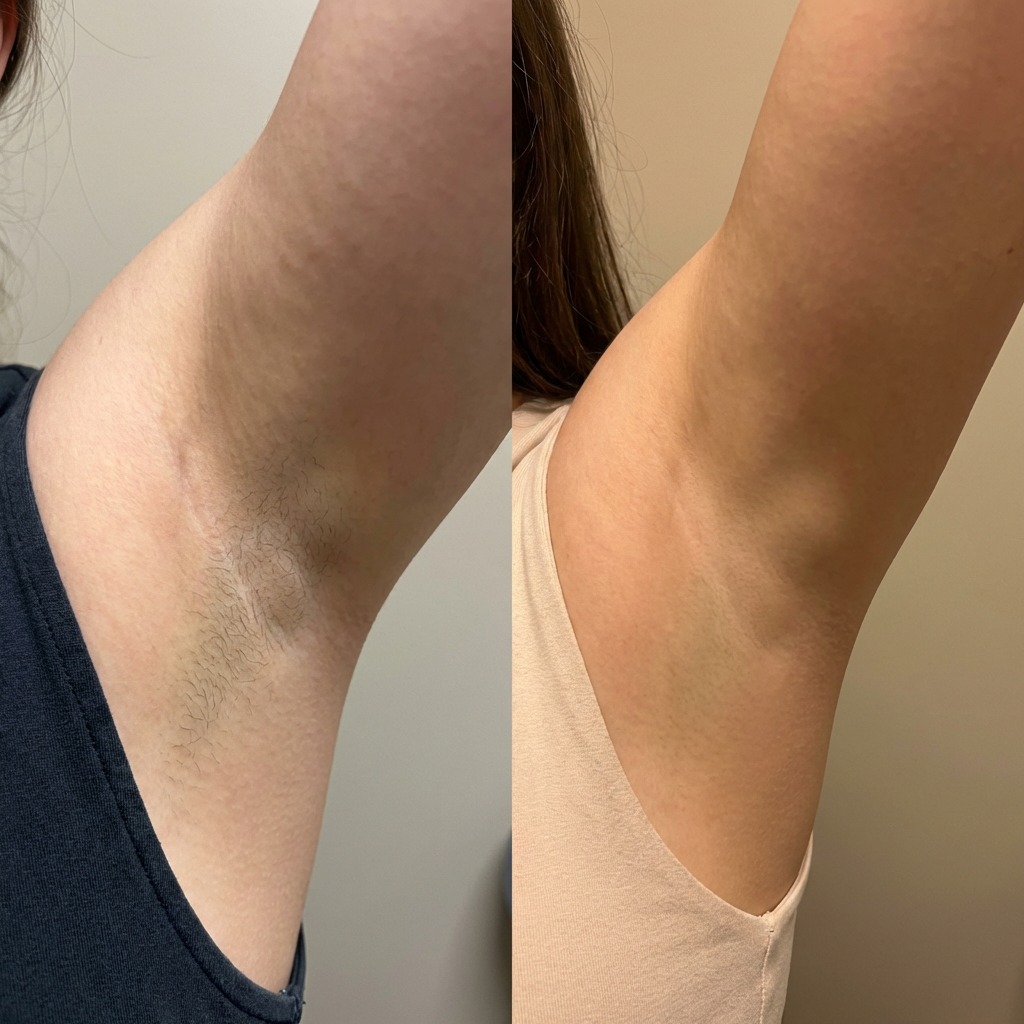 Epilare definitiva cu laser before and after - rezultat 38 — SenzoFit Iași