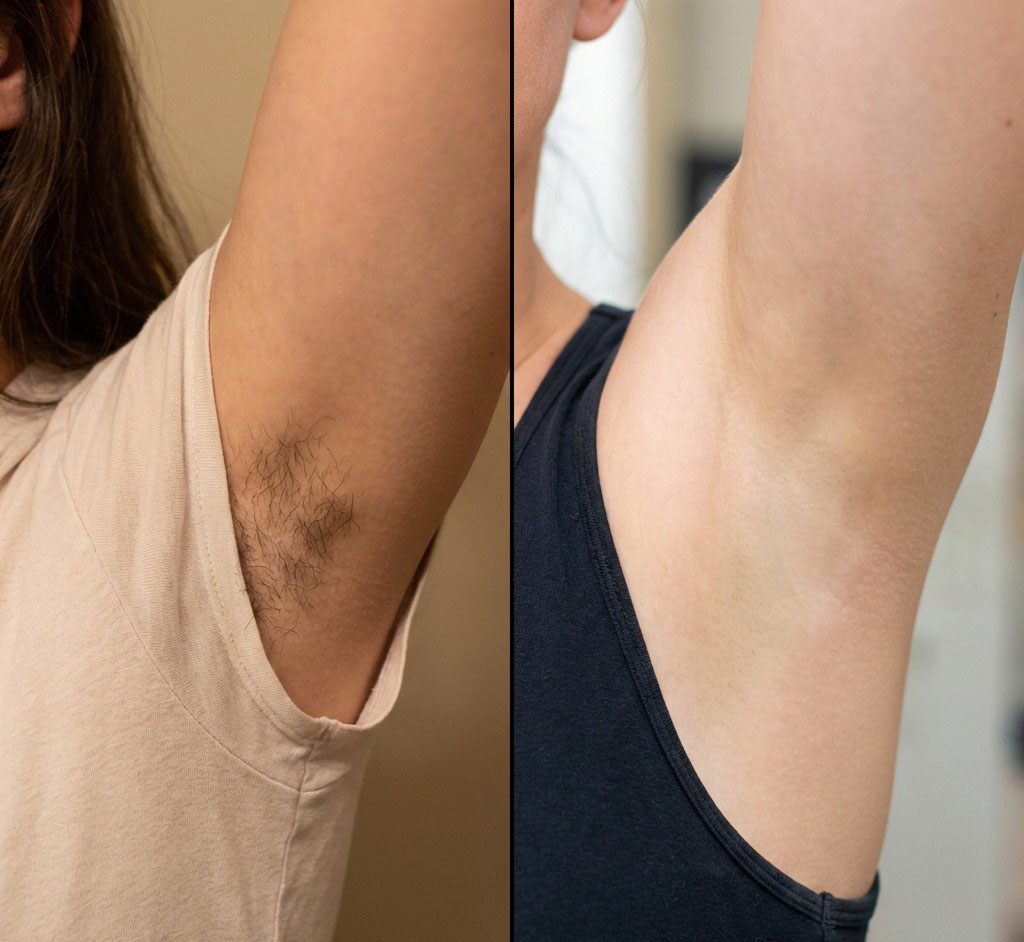 Epilare definitiva cu laser before and after - rezultat 39 — SenzoFit Iași