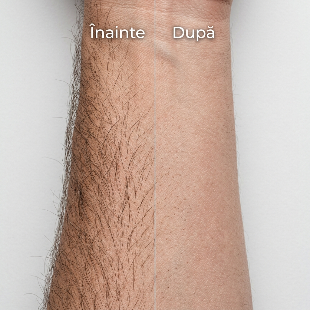 Epilare definitiva cu laser before and after - rezultat 6 — SenzoFit Iași