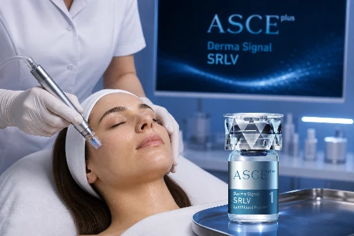 Ilustrare: infuzarea exozomilor cu ultrasunete (imagine generată, nu fotografie din salon)
